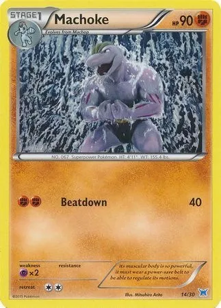 Machoke, Pokémon card TK8O 014 — XY Trainer Kit: Latios set