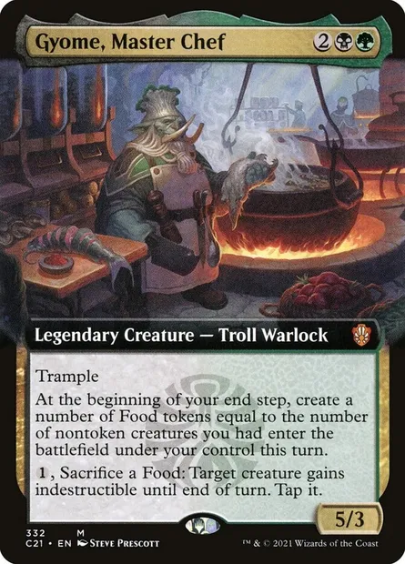 Gyome, Master Chef, Magic card C21 332 — Commander 2021 set