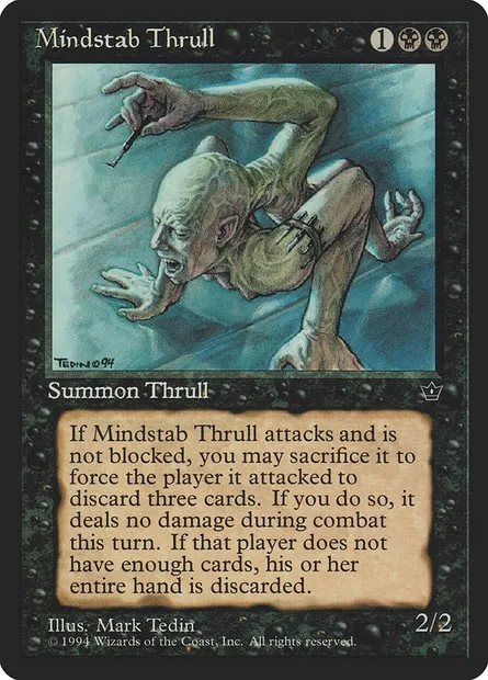 Mindstab Thrull, Magic card FEM 40c — Fallen Empires set