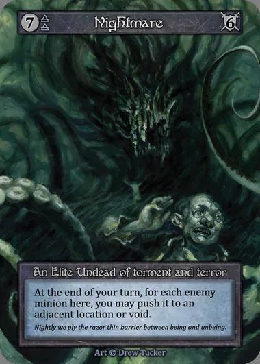 Nightmare, carte Sorcery ALP 110 — extension Alpha