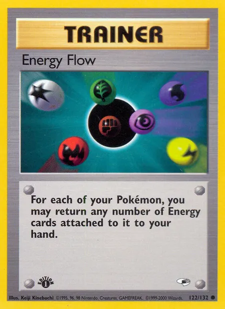 Energy Flow, carte Pokémon GH 122 — extension Gym Heroes