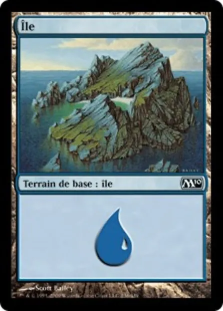 Île, carte Magic M10 236 — extension Magic 2010
