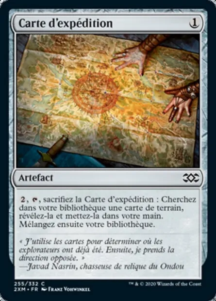 Carte d'expédition, carte Magic 2XM 255 — extension Double Masters