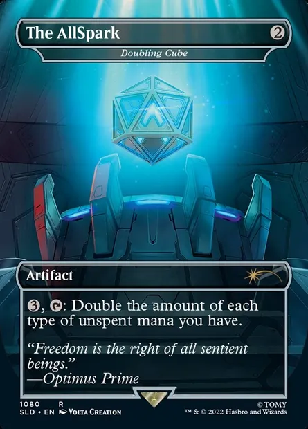 Doubling Cube // Doubling Cube, Magic card SLD 1080 — Secret Lair Drop set