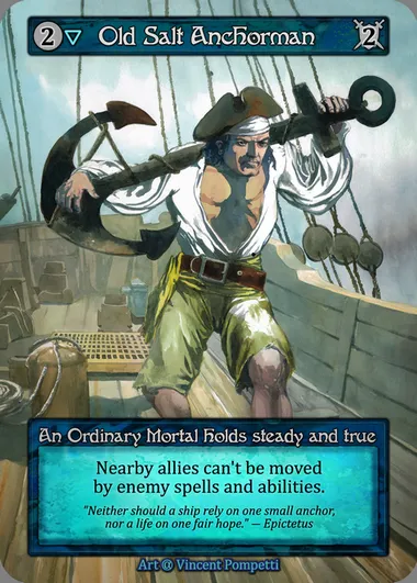 Old Salt Anchorman, Sorcery card ALP 113 — Alpha set