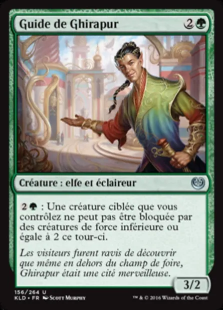 Guide de Ghirapur, carte Magic KLD 156 — extension Kaladesh