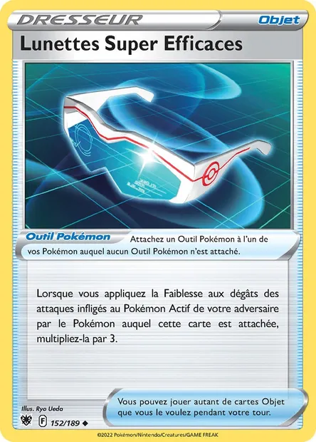 Lunettes Super Efficaces, carte Pokémon ASR 152 — extension Astres Radieux