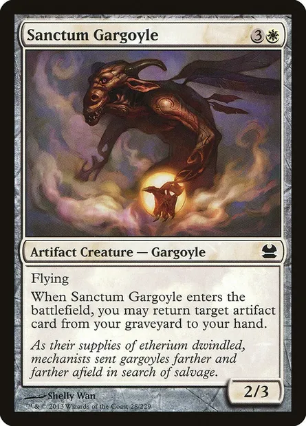 Sanctum Gargoyle, Magic card MMA 28 — Modern Masters set