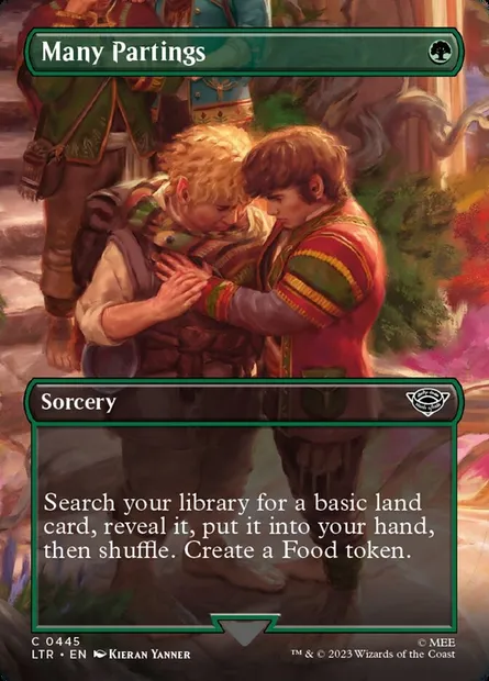 Many Partings, Magic card LTR 445 — The Lord of the Rings: Tales of Middle-earth set