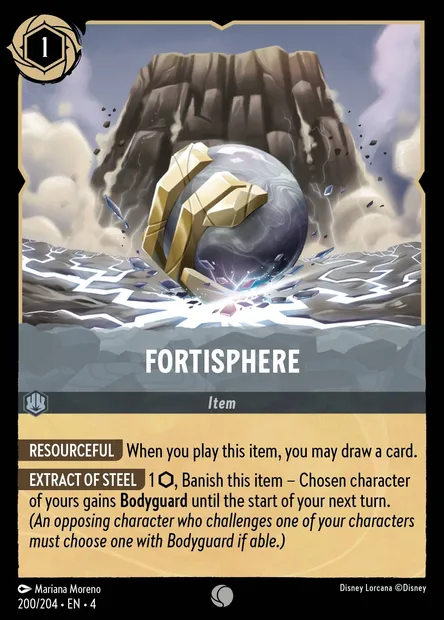 Fortisphere, Disney Lorcana card CH4-200 — Ursula's Return set