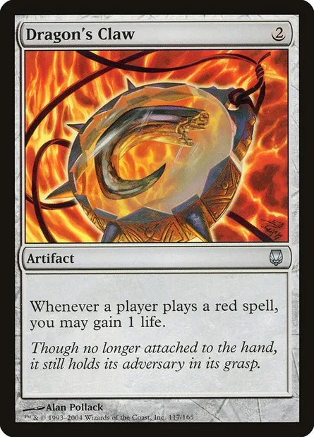 Dragon's Claw, Magic card DST 117 — Darksteel set