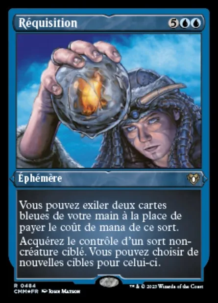 Réquisition, carte Magic CMM 484 — extension Commander Masters