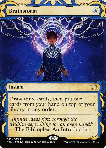 Brainstorm, Magic card STA 13 — Strixhaven Mystical Archive set