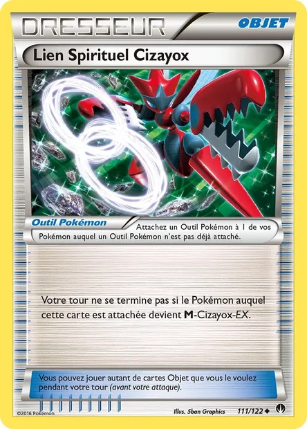 Lien Spirituel Cizayox, carte Pokémon BKP 111 — extension Rupture Turbo
