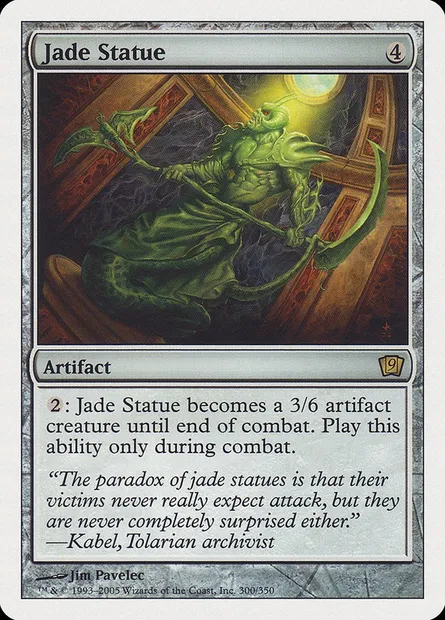 Statue de jade, carte Magic 9ED 300 — extension Neuvième Edition