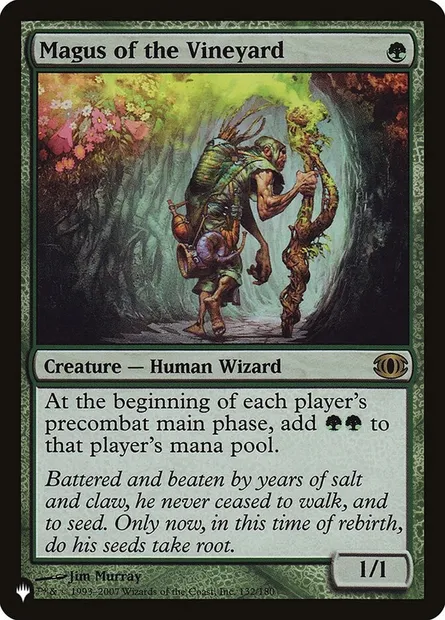 Magus of the Vineyard, Magic card PLST FUT-132 — The List set