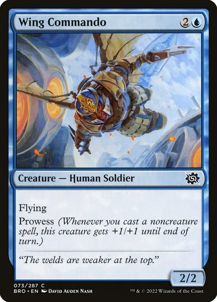Wing Commando, Magic card BRO 73 — The Brothers' War set