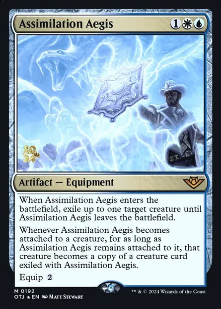 Assimilation Aegis, Magic card POTJ 192s — Outlaws of Thunder Junction Promos set