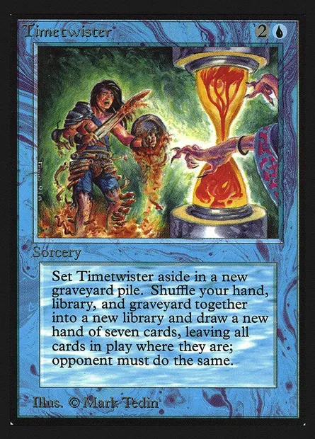 Timetwister, carte Magic CEI 85 — extension Intl. Collectors' Edition