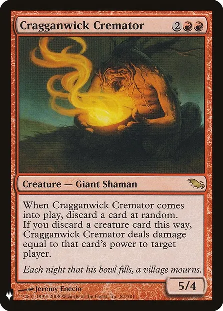 Cragganwick Cremator, Magic card PLST SHM-87 — The List set