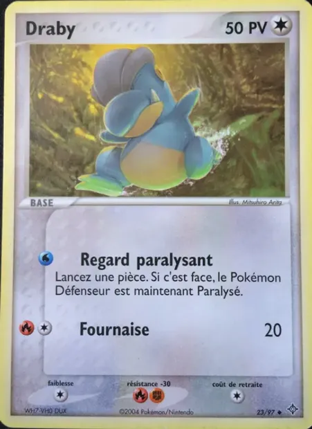 Draby, carte Pokémon DR 23 — extension EX Dragon