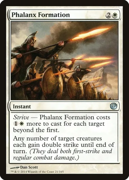 Phalanx Formation, Magic card JOU 21 — Journey into Nyx set