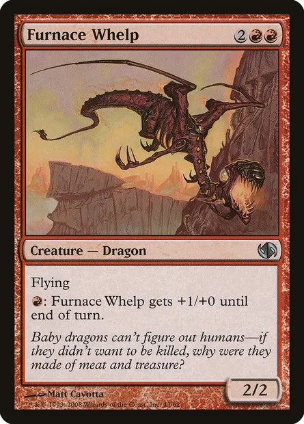 Dragonnet du fourneau, carte Magic DD2 43 — extension Duel Decks: Jace vs. Chandra