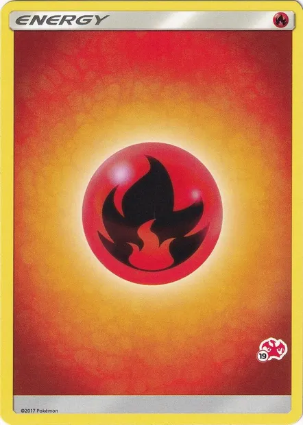 Fire Energy, Pokémon card BA20 19c — Battle Academy 2020 set