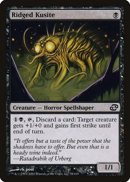 Ridged Kusite, Magic card PLC 78 — Planar Chaos set