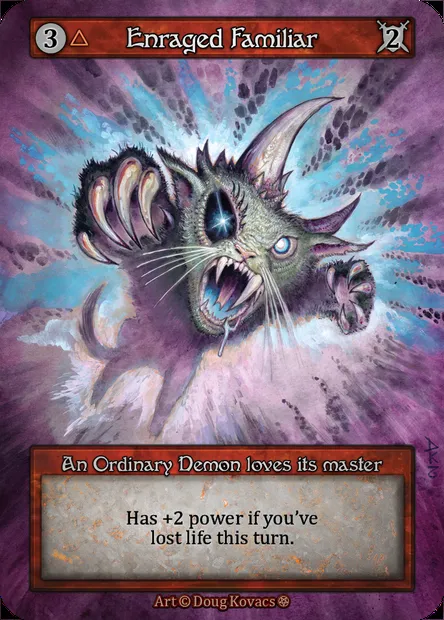 Enraged Familiar, carte Sorcery GOT 063 — extension Gothic