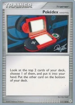 Pokedex HANDY910is, carte Pokémon WCD08 111 — extension World Championship Decks 2008