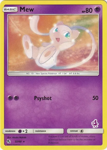 Mew, Pokémon card BA20 032 — Battle Academy 2020 set