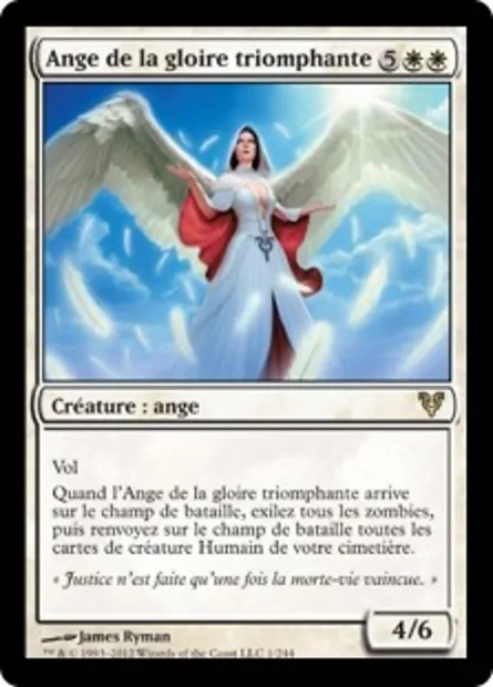 Ange de la gloire triomphante, carte Magic AVR 1 — extension Avacyn ressuscitée