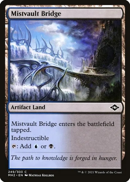 Mistvault Bridge, Magic card MH2 249 — Modern Horizons 2 set