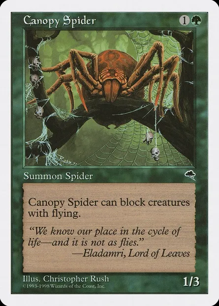 Canopy Spider, Magic card ATH 52 — Anthologies set