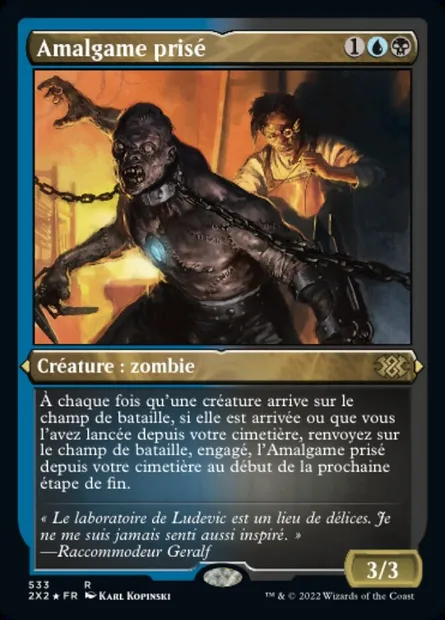 Amalgame prisé, carte Magic 2X2 533 — extension Double Masters 2022