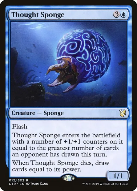 Thought Sponge, Magic card C19 12 — Commander 2019 set