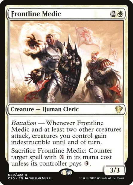 Frontline Medic, Magic card C20 89 — Commander 2020 set