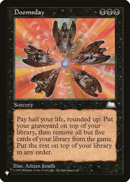 Doomsday, Magic card PLST WTH-66 — The List set