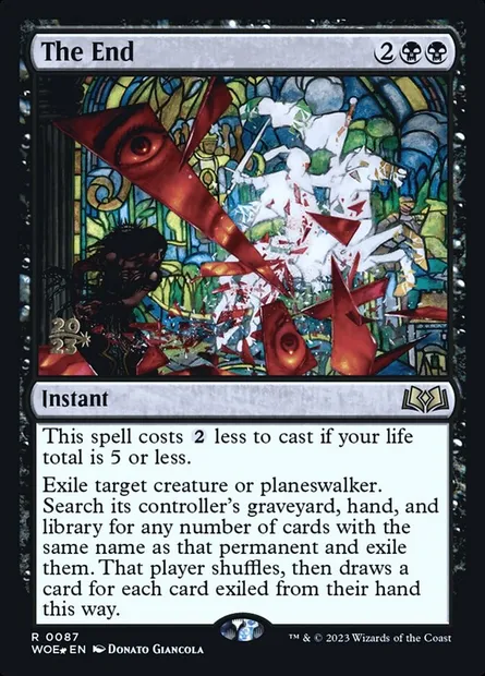 Fin, carte Magic PWOE 87s — extension Wilds of Eldraine Promos