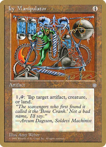Icy Manipulator, Magic card PTC mj322 — Pro Tour Collector Set set