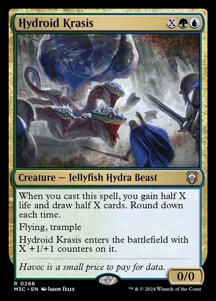 Hydroid Krasis, Magic card M3C 266 — Modern Horizons 3 Commander set