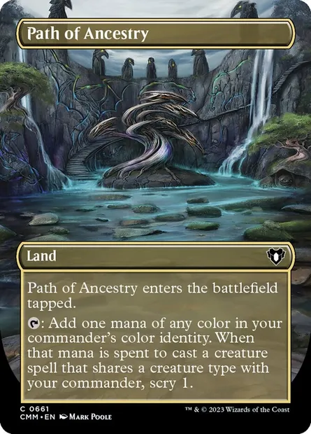 Path of Ancestry, Magic card CMM 661 — Commander Masters set