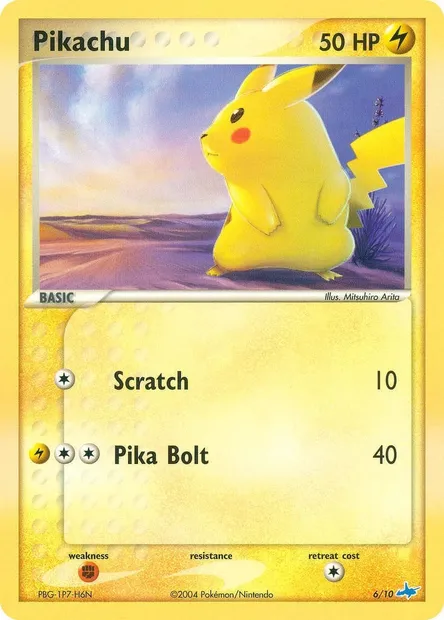 Pikachu, Pokémon card TK8O 006 — XY Trainer Kit: Latios set