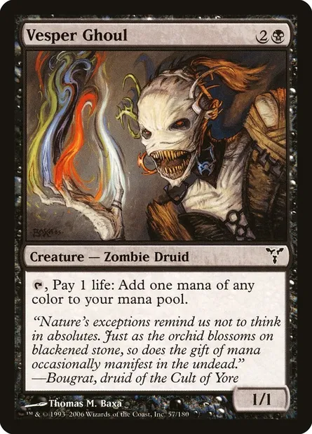 Vesper Ghoul, Magic card DIS 57 — Dissension set
