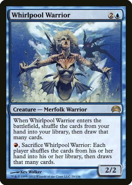 Whirlpool Warrior, Magic card PC2 29 — Planechase 2012 set