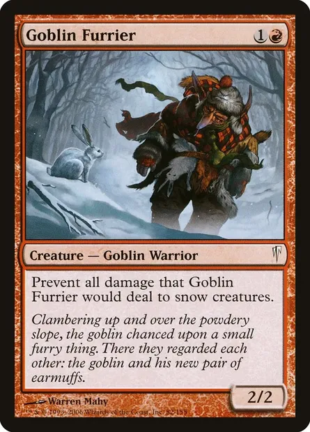 Goblin Furrier, Magic card CSP 82 — Coldsnap set