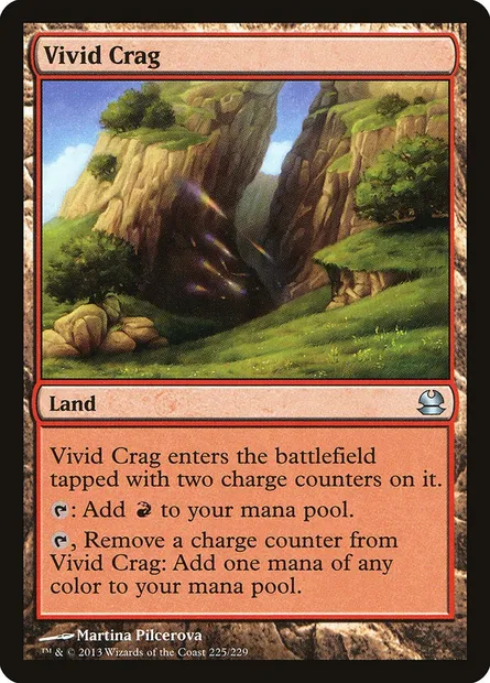 Vivid Crag, Magic card MMA 225 — Modern Masters set