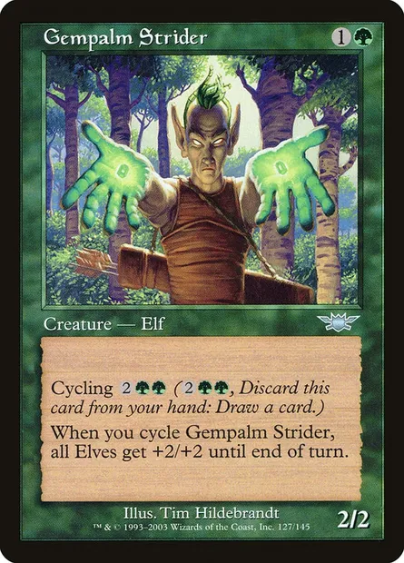 Enjambeur gemmepaume, carte Magic LGN 127 — extension Légions