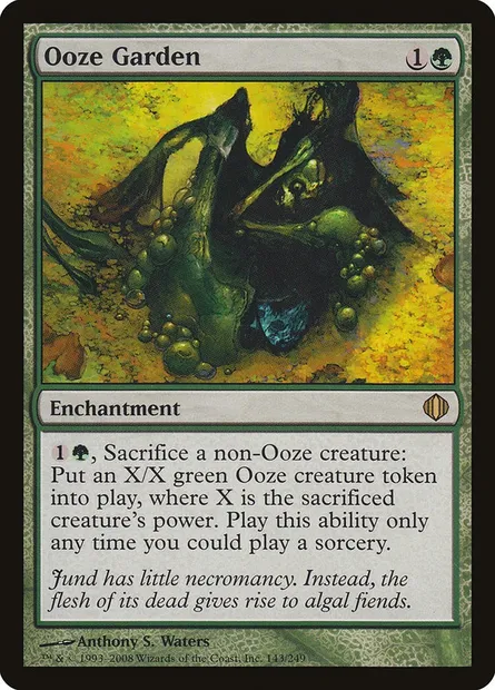 Ooze Garden, Magic card ALA 143 — Shards of Alara set